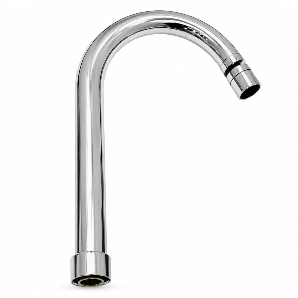 Chrome Basin Mixer Spout