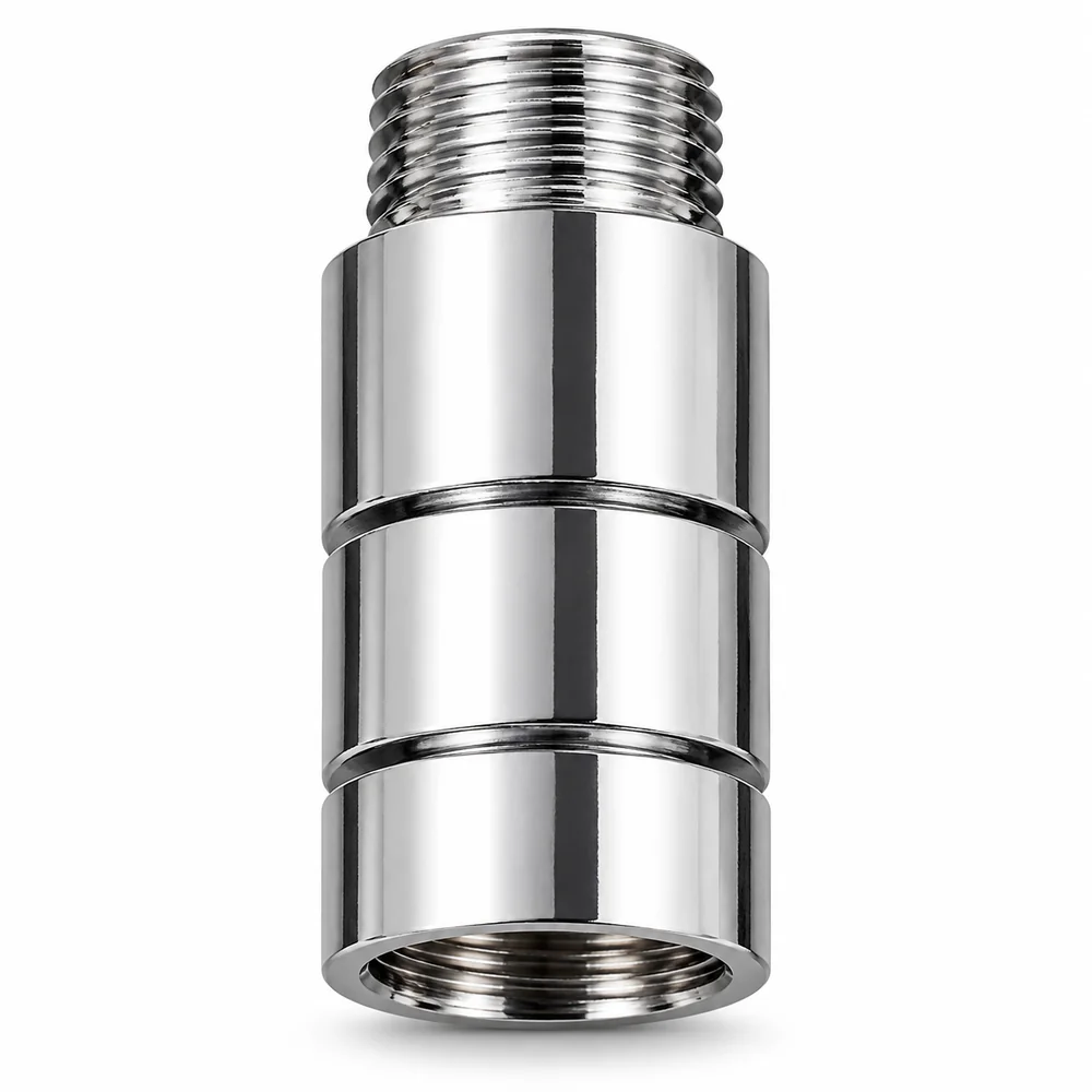 Chrome Threaded Extension Piece