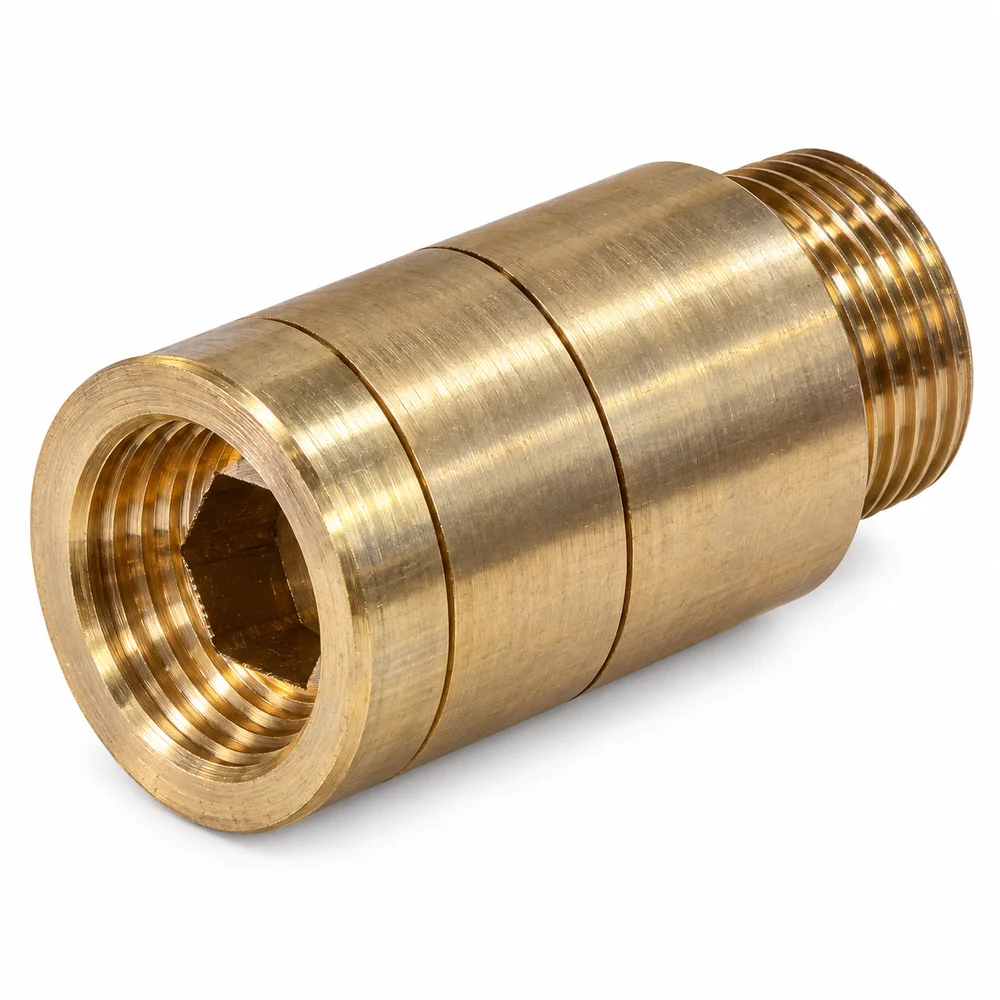 Threaded Brass Extension Piece