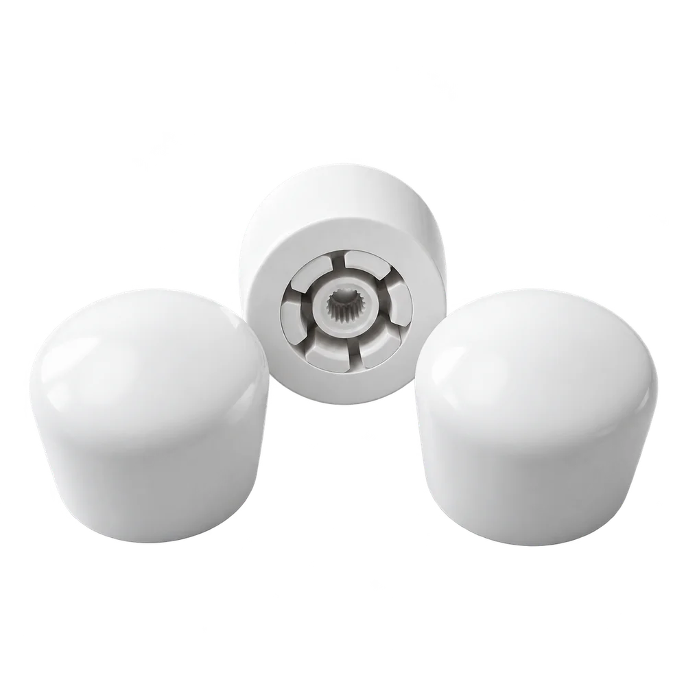 White Valve Handles